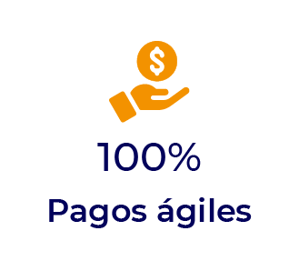 100% Pagos ágiles